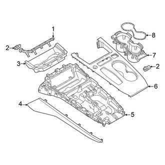 Audi OE - Console (Upper Components)