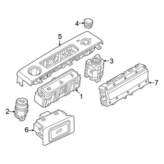 Audi OE - Console (Switches & Controls)