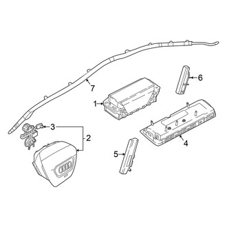 Audi OE - Restraint Systems - Air Bag Components (Air Bags)
