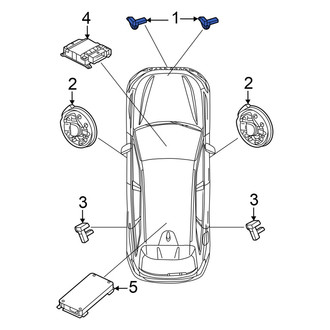 Audi OE - Front Air Bag Impact Sensor
