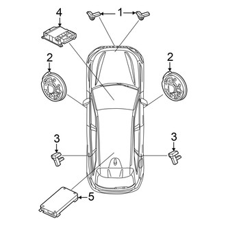 Audi OE - Restraint Systems - Air Bag Components (Modules & Sensors)