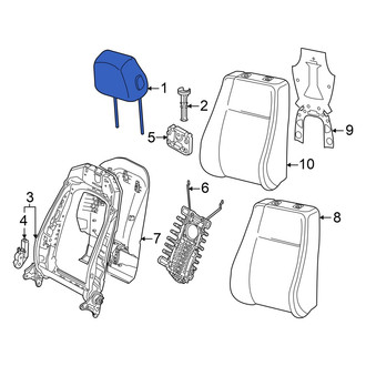 Audi OE - Front Left Headrest