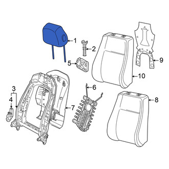 Audi OE - Front Right Headrest