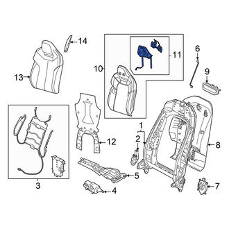 Audi OE - Front Left Headrest