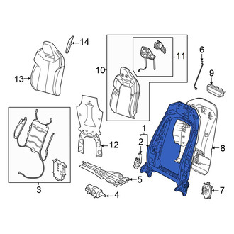 Audi OE - Front Left Headrest
