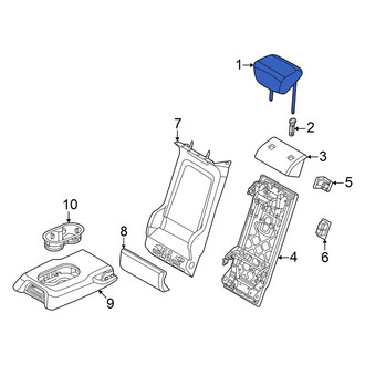 Audi OE - Rear Center Headrest