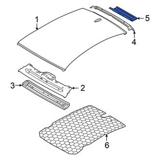 Audi OE - Rear Roof Panel Reinforcement