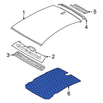 Audi OE - Rear Roof Panel Reinforcement