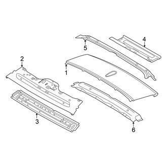 Audi OE - Roof & Components (With Sunroof)