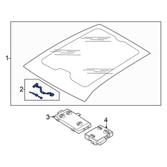Audi OE - Sunroof Wiring Harness
