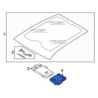 Audi OE - Sunroof Control Module