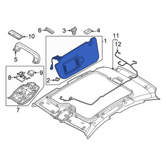 Audi OE - Left Sun Visor