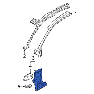 Audi OE - Left Lower Body A-Pillar