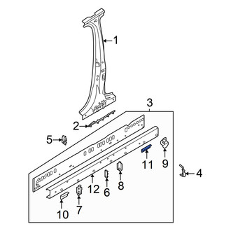 Audi OE - Rear Left Jack Pad