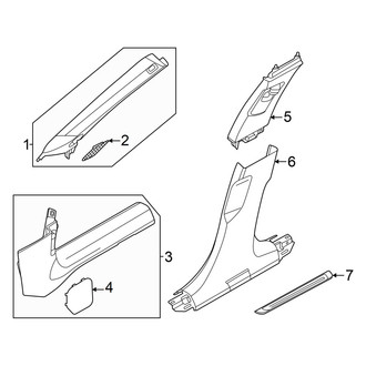 Audi OE - Pillars, Rocker & Floor - Interior Trim
