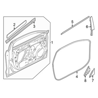 Audi OE - Front Door - Door & Components