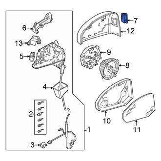 Audi OE - Front Left Collision Avoidance Warning Indicator