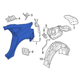 Audi OE - Rear Left Quarter Panel
