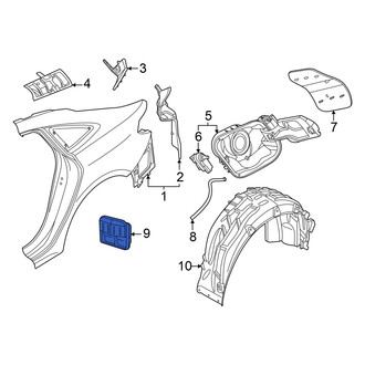 Audi OE - Rear Quarter Panel Vent
