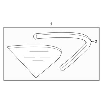 Audi OE - Quarter Panel - Glass