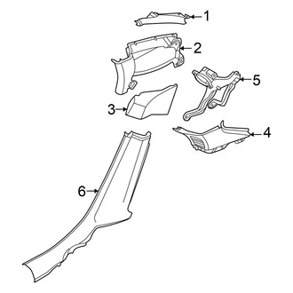 Audi OE - Quarter Panel - Interior Trim