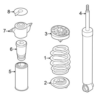 Audi OE - Rear Suspension - Shocks & Components
