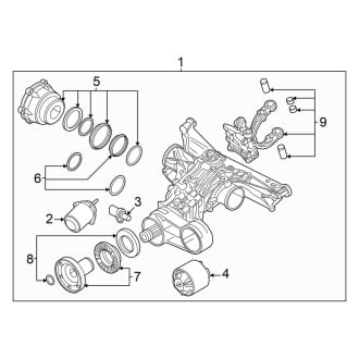 Audi OE - Rear Suspension - Axle & Differential