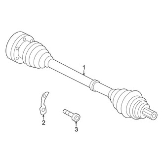 Audi OE - Rear Suspension - Drive Axles (Premium / Premium Plus / Prestige)