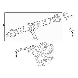 Audi OE - Rear Suspension - Drive Shaft