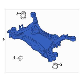 Audi OE - Rear Suspension Subframe Crossmember