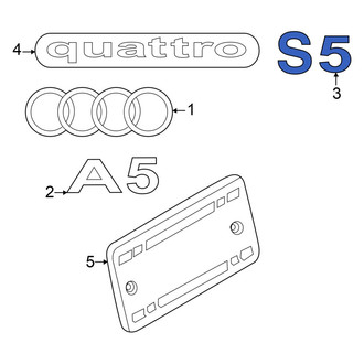 Audi OE - Rear Hatch Emblem