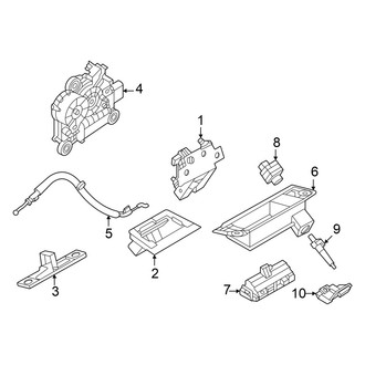 Audi OE - Lift Gate - Lock & Hardware