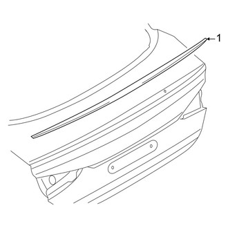 Audi OE - Lift Gate - Spoiler