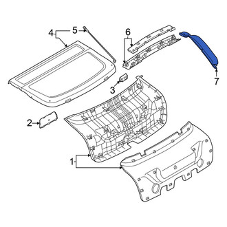Audi OE - Rear Lower Liftgate Trim