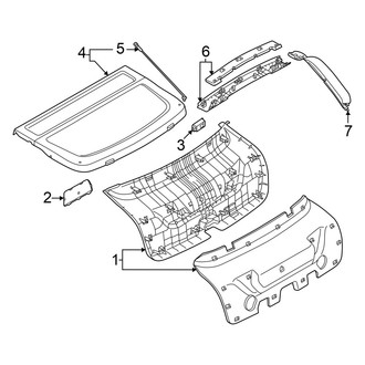 Audi OE - Lift Gate - Interior Trim