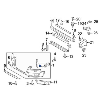 Audi OE - Bumper Cover Nut