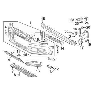 Audi OE - Front Bumper & Grille - Bumper & Components (Premium Plus / Prestige)
