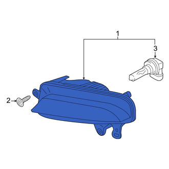 Audi OE - Front Right Fog Light