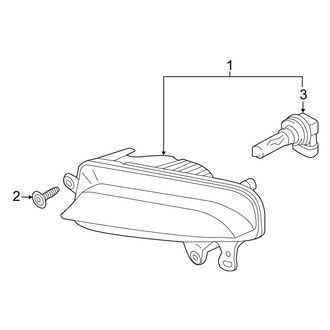 Audi OE - Front Lamps - Fog Lamps (Convertible)