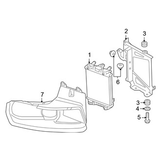 Audi OE - Cooling - Radiator & Components (Auxiliary), (Cabriolet)