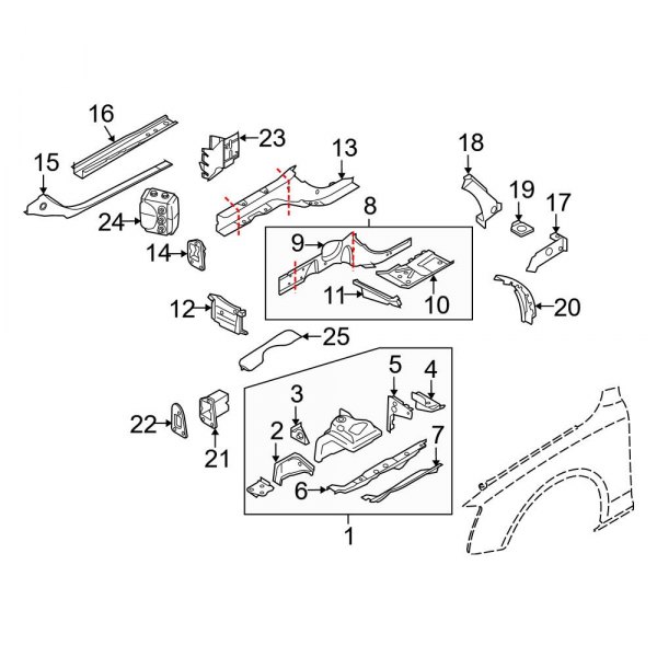 Fender - Structural Components & Rails