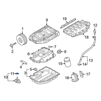 Audi OE - Engine Oil Level Sensor O-Ring