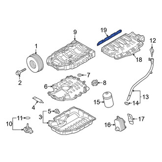 Audi OE - Lower Engine Intake Manifold Gasket