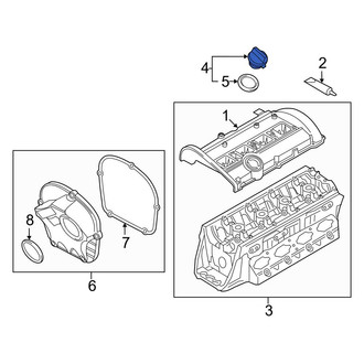 Audi OE - Engine Oil Filler Cap