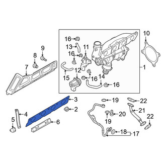 Audi OE - Turbocharger Gasket