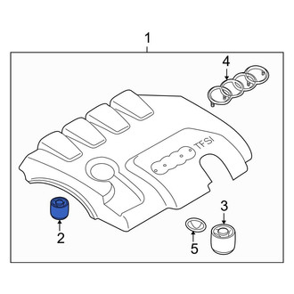 Audi OE - Engine Cover Mounting Bushing