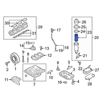 Audi OE - Engine Oil Filter Element