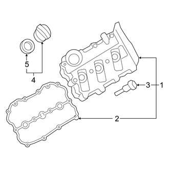 Audi OE - Engine / Transaxle - Valve & Timing Covers (Convertible)