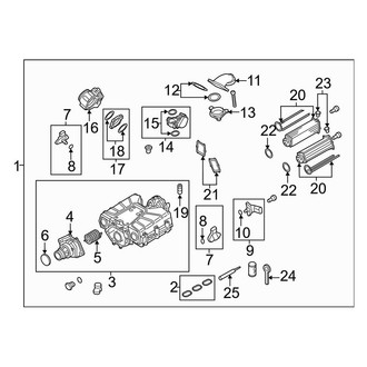 Audi OE - Engine / Transaxle - Supercharger & Components