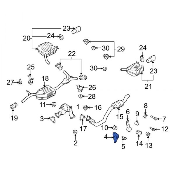 Exhaust System Hanger Bracket